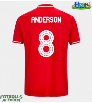 Nottingham Forest Elliot Anderson #8 Hemmatröja 2025-26 Kortärmad